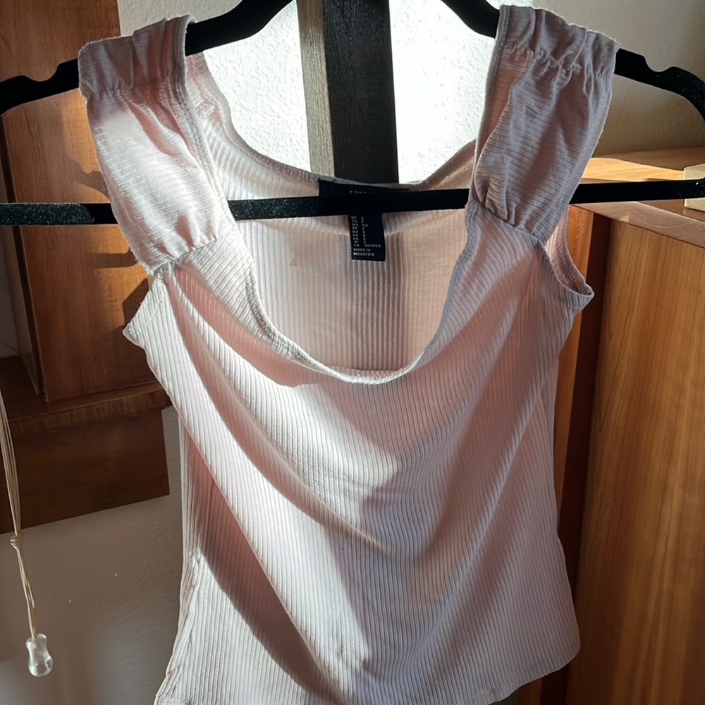 F 21 cap sleeve blouse